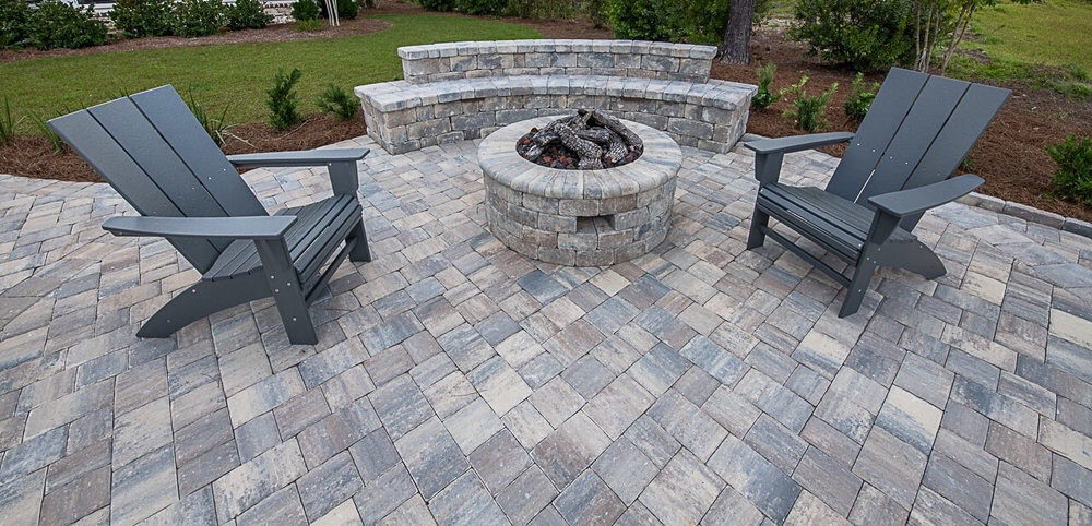 Custom paver patio project Portland OR - Example 2