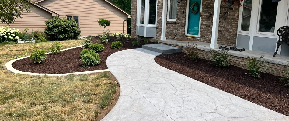 Concrete sidewalk project Portland OR - Example 2