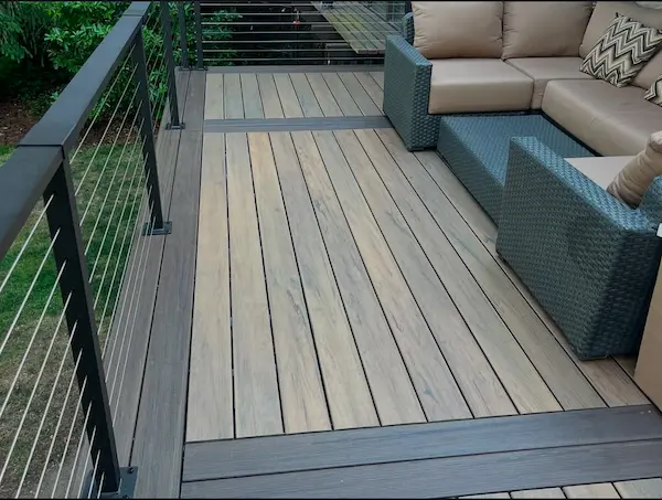 Custom deck project Portland OR - Example 1