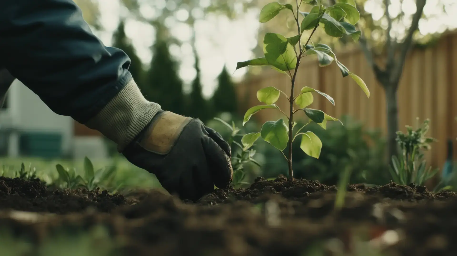 Tree, shrub and flower bed planting project in Portland, OR - FRS Remodeling