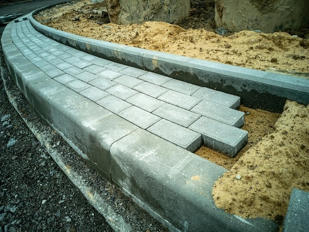 Concrete accessibility ramp installation in Portland