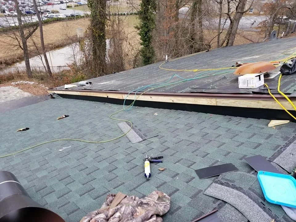 Roofing work for a Portland area property